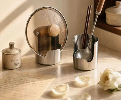 Initativ Stainless Steel Pot Lid Holder